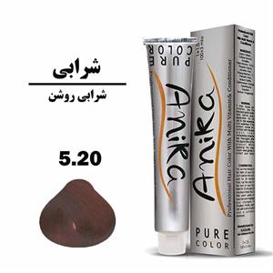 رنگ مو شرابی روشن آنیکا (ANIKA) سری شرابی شماره 5.20 حجم 100 میلی لیتر