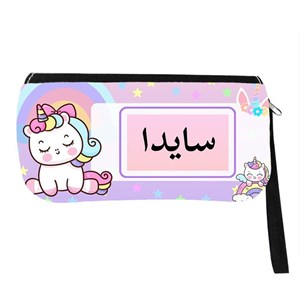 جامدادی مدل اسم شخصی طرح تک شاخ یونیکورن اسم سایدا کد 01012