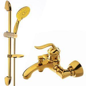 شیر حمام شیرالات رز مدل بامبو پلاس به همراه علم دوش حمام