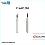 فرز الماسی توربین پولیش کامپوزیت فلیم تیزکاوان کد 860 (شعله شمعی کوتاه FLAME)