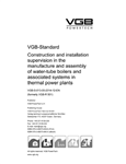 VGB-013-00-2014-12-EN- Construction and installation supervision in the manufacture and assembly of water-tube boilers and associated systems in thermal power plants- دانلود  استاندارد