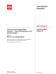 ISO 14520-5- 2024- Gaseous fire-extinguishing systems — Physical properties and system design — Part 5: FK-5-1-12 extinguishant- دانلود استاندارد