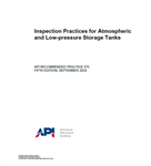 API RP 575- 2024- Inspection Practices for Atmospheric and Low-pressure Storage Tanks- دانلود استاندارد بازرسی مخازن ذخیره اتمسفریک و کم فشار