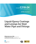 ANSI/AWWA C210-2024- Liquid-Epoxy Coatings and Linings for Steel Water Pipe and Fittings- دانلود استاندارد