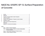 دانلود استاندارد  NACE No. 6/SSPC-SP 13- آماده سازی سطح بتن