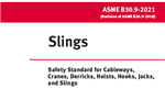 ASME B30.9- 2021- استاندارد اسلینگ ها- Slings