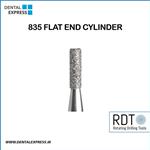 فرز الماسی توربین فیشور RDT کد 835 (استوانه‌ای تخت کوتاه – FLAT END CYLINDER) بسته 5 عددی