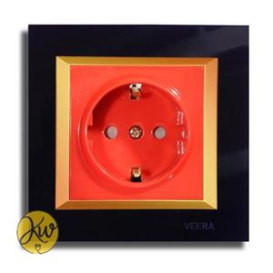 پریز یو پی اس ( UPS ) ویرا مدل ویرا پرو مشکی با زه طلایی اسپرت