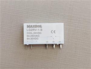 رله PLC مغناطیسی (تک کنتاکت ) برند MAXROL مدل : MR2RV1-S 24VDC-6A کد 06