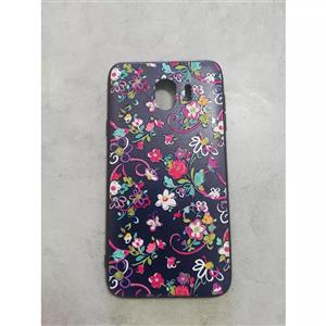 قاب ژله ای سامسونگ j4 طرح گل ریز کد 03