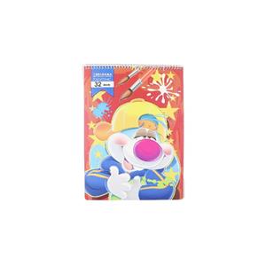 دفتر32برگ فنری نقاشی(فیلی) اسپادانا طرح دلقک