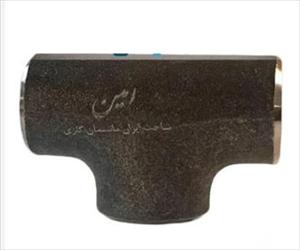 سه راه مساوی درزدار 3 اینچ فولاد صنعت امین