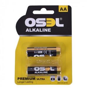 باتری قلمی فیلیپس مدل Ultra Alkaline بسته 2 عددی Philips Ultra Alkaline AA Battery Pack Of 2