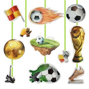 ریسه تزئینی مدل فوتبالی کد FootballSaghfiAviz1 مجموعه 11 عددی