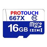 کارت حافظه‌ microSDHC پروتاچ مدل Bulk کلاس 10 استاندارد UHS-1 U1 ظرفیت 16 گیگابایت