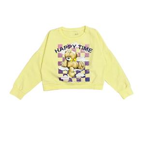 سویشرت دخترانه مدل HAPPY TIME
