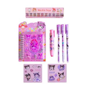 بسته لوازم تحریر مدل کرومی و ملودی مجموعه 17 عددی