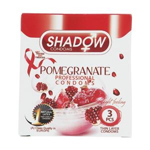 کاندوم تنگ کننده شادو Shadow Pomegranate بسته 3 عددی 