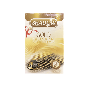 کاندوم شادو مدل Gold بسته 3 عددی 
