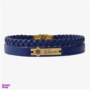 دستبند طلا 18 عیار زنانه لیردا مدل اسم الهام 20206