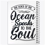 دفتر نت موسیقی 50 برگ خندالو مدل Ocean Speaks To The Soul کد F1042