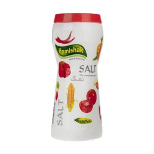 نمک تصفیه شده یددار همیشک مقدار 700 گرم Hamishak Recrystallized Lodized Salt 700gr 