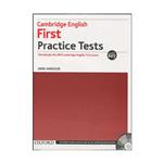 کتاب First Practice Tests with key اثر Mark Harrison انتشارات OXFORD