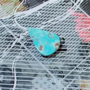 نگین سنگ فیروزه نیشابور تراش اشکی کد 12