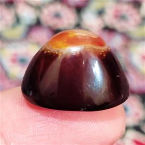 نگین سنگ عقیق باباقوری دار سایز بزرگ