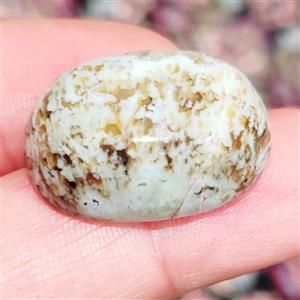 نگین فوق العاده زیبا عقیق شجر برفی خراسانی