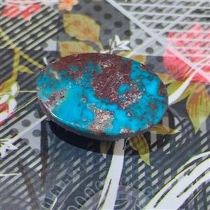 نگین سنگ فیروزه نیشابور معدنی کد 6521