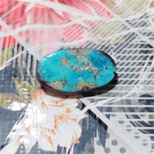 نگین سنگ فیروزه نیشابور معدنی 20.3در 11.2 میلیمتر