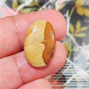 نگین سنگ جاسپر بیابانی معدنی 22.8 در 15 میلیمتر