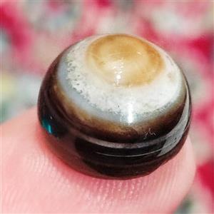نگین سنگ عقیق طرح  دایره ای خاص معدنی