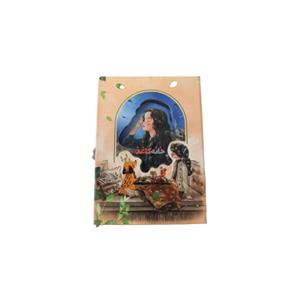 دفتر خاطرات قفل دار (قاب دار) سویل طرح دختر و سگ شاخ دار
