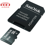 کارت حافظه MicroSD مدل Sandisk ظرفیت ۸ گیگ 