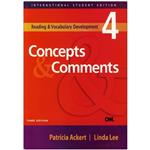 کتاب Concepts and Comments 4 3rd اثر Linda Lee انتشارات Thomson