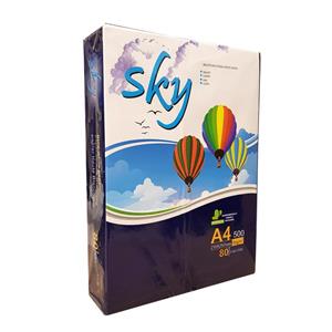 کاغذ A4  اسکای مدل 80G2 بسته 500 عددی Sky 80G2 Paper Size A4 Pack of 500