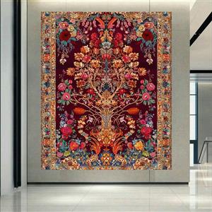 پوستر پارچه ای طرح مخمل فرش زیبا مدل ایرانی کد AR302567