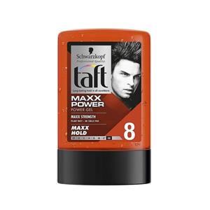 ژل مو کتابی تافت Taft مدل Maxx Power شماره 8 (نارنجی) حجم 300 میلی لیتر