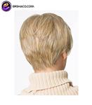 کلاه گیس (پوستیژ) زنانه پیکسی کوتاه جلو چتری بلوند هایلایت دار 0081 SHORT haircuts