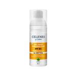 کرم ضدآفتاب پمپی فلوئید سنلس Celenes سری Herbal مدل SPF50 حجم 50 میلی لیتر