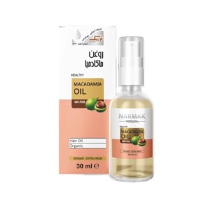 روغن مو نرمک مدل ماکادمیا حجم 30 میلی لیتر