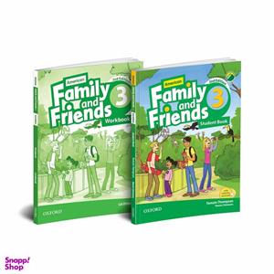 کتاب Family and Friends 3 اثر Naomi Simmons انتشارات هیتا 2 جلدی