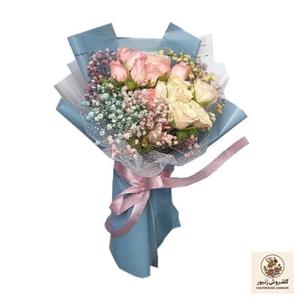 دسته گل رز مدل مینیاتوری کد AB