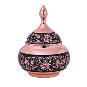 قندان مسی مدل الماس تراش کد 22