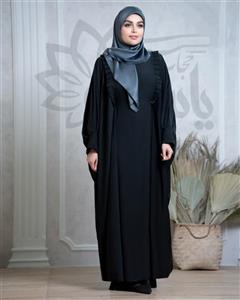 عبا عربی زنانه مدل ریحانه جنس کرپ ایزا ویکتوریا مزون کد 491