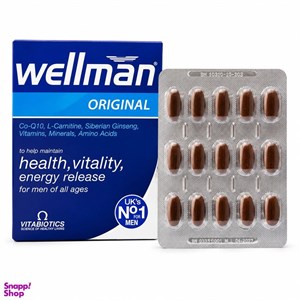 قرص ول من WellMan ویتابیوتیکس 50 سال به بالا 30 عدد