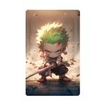 استیکر کارت مدل انیمه طرح وان پیس رورونوا زورو one piece Roronoa Zoro کد 4864