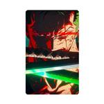 استیکر کارت مدل انیمه طرح وان پیس رورونوا زورو one piece Roronoa Zoro کد 4861